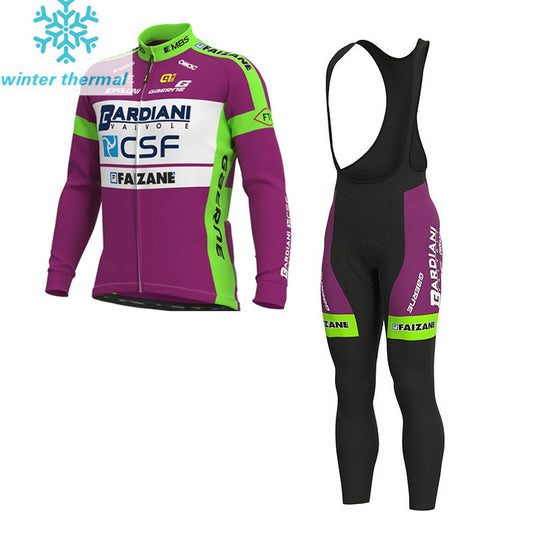 Man Cycling LONG SLEEVE JERSEY Bib Pants BARDIANI CSF FAIZAN¨¨
