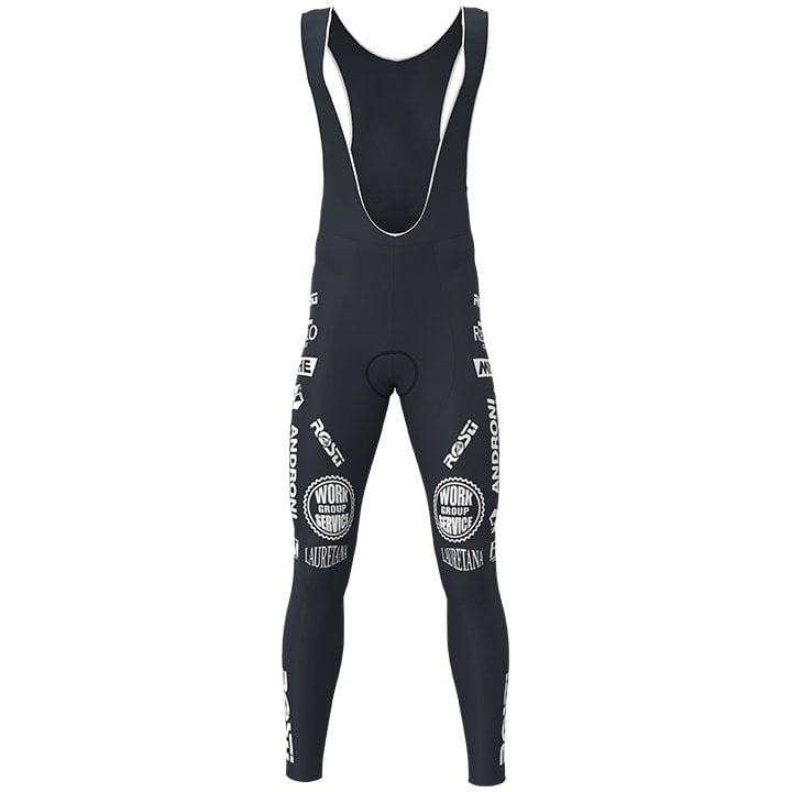 ANDRONI GIOCATOLLI - SIDERMEC LONG SLEEVE JERSEY Bib Pants WHITE - RED