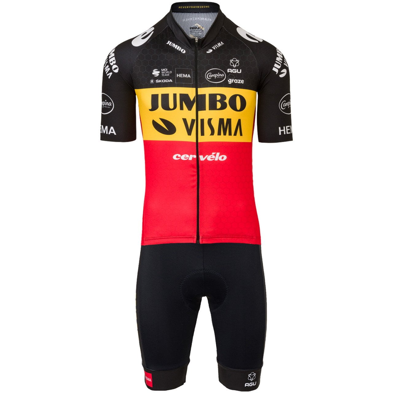 Men's Breathable Short Sleeve Cycling Jersey (Bib) Shorts JV-2022-003-AC