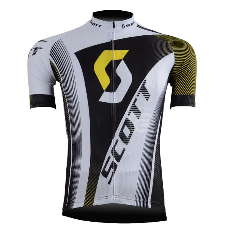 Men's Short Sleeve Cycling Jersey (Bib) Shorts SCOTT-001