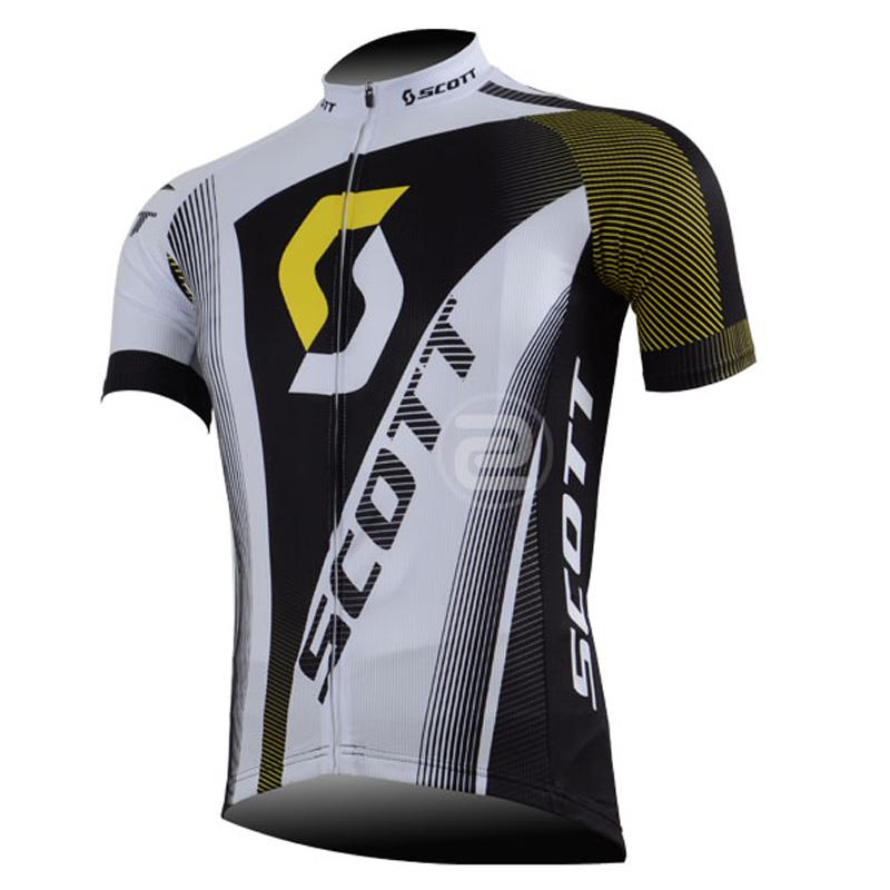 Men's Short Sleeve Cycling Jersey (Bib) Shorts SCOTT-001