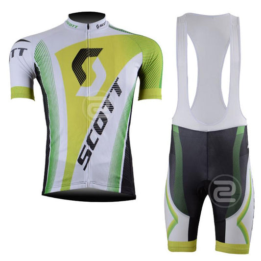 Men's Short Sleeve Cycling Jersey (Bib) Shorts SCOTT-002