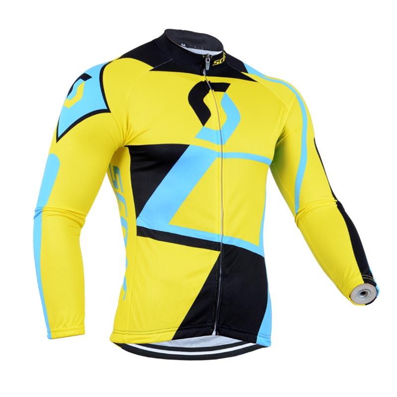Men's long Sleeve Cycling Jersey (Bib) longs SCOTT-009