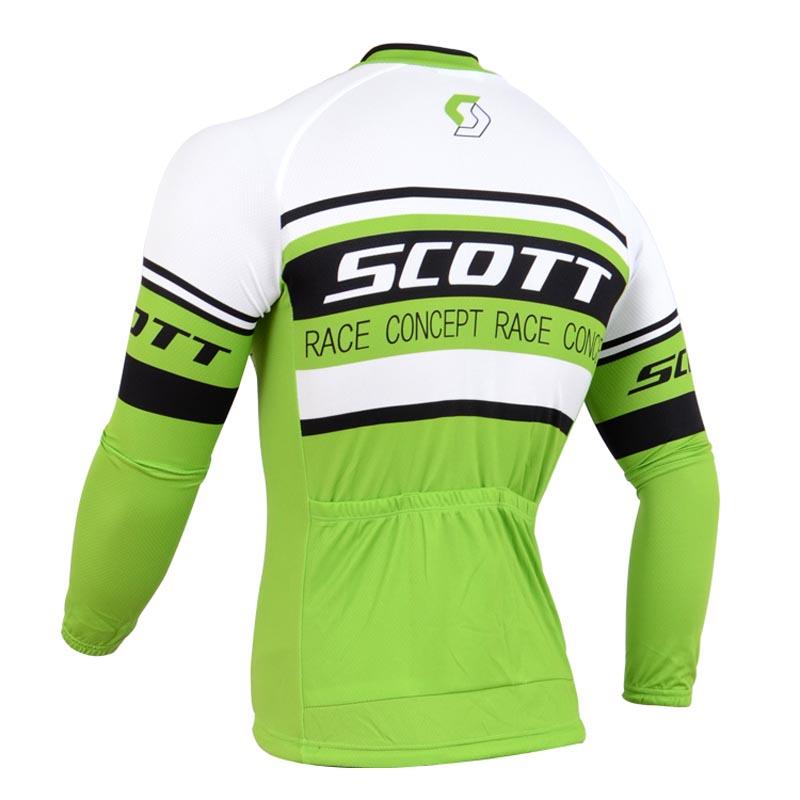 Men's long Sleeve Cycling Jersey (Bib) longs SCOTT-010