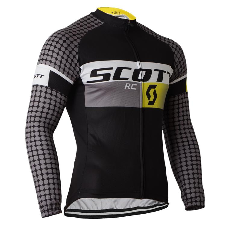 Men's long Sleeve Cycling Jersey (Bib) longs SCOTT-011