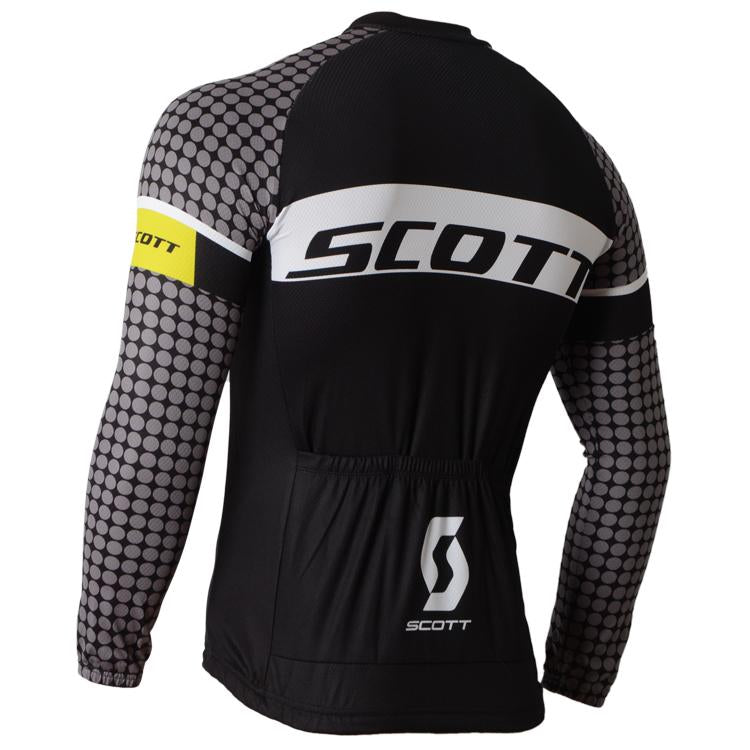 Men's long Sleeve Cycling Jersey (Bib) longs SCOTT-011