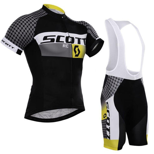 Men's Short Sleeve Cycling Jersey (Bib) Shorts SCOTT-011