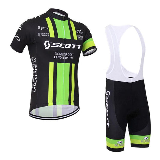 Men's Short Sleeve Cycling Jersey (Bib) Shorts SCOTT-012