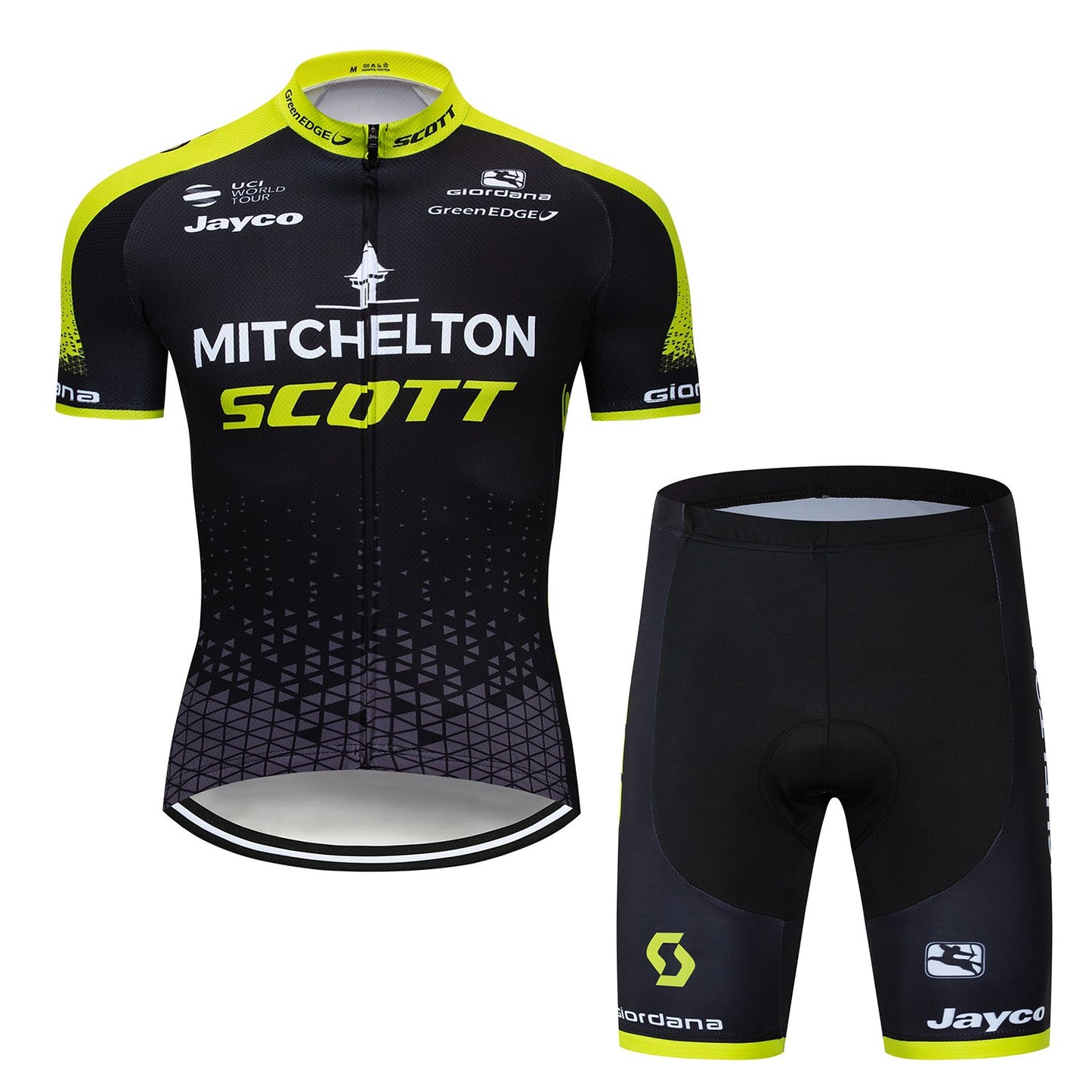 Men's Short Sleeve Cycling Jersey (Bib) Shorts SCOTT-015