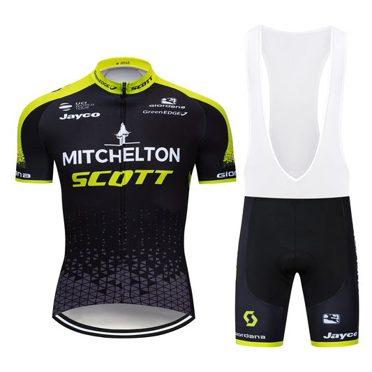 Men's Short Sleeve Cycling Jersey (Bib) Shorts SCOTT-015
