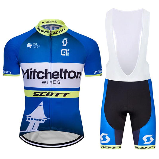 Men's Short Sleeve Cycling Jersey (Bib) Shorts SCOTT-018