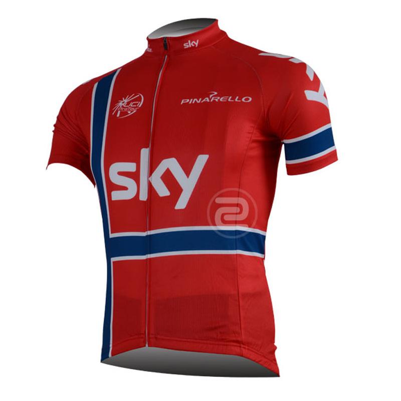 Men's Short Sleeve Cycling Jersey (Bib) Shorts SKY-002