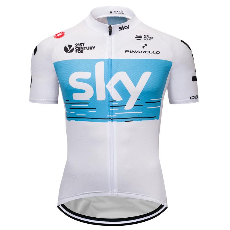 Men's Short Sleeve Cycling Jersey (Bib) Shorts SKY-007