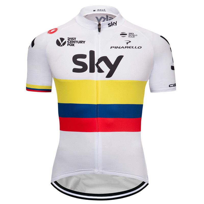 Men's Short Sleeve Cycling Jersey (Bib) Shorts SKY-008