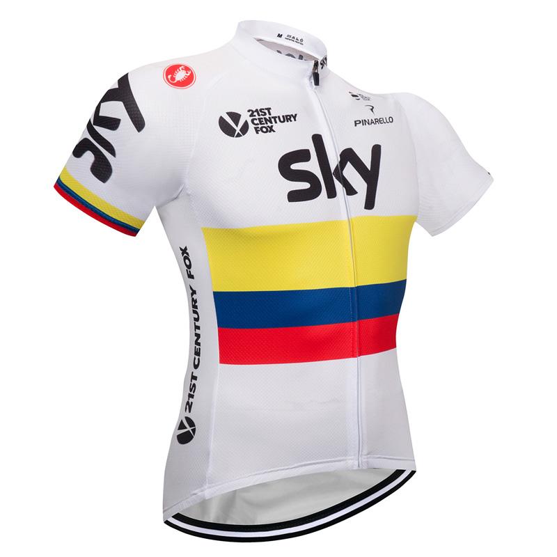 Men's Short Sleeve Cycling Jersey (Bib) Shorts SKY-008