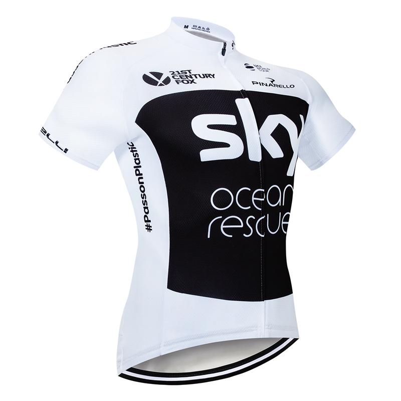 Men's Short Sleeve Cycling Jersey (Bib) Shorts SKY-009