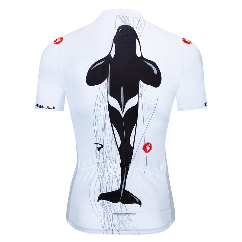 Men's Short Sleeve Cycling Jersey (Bib) Shorts SKY-009