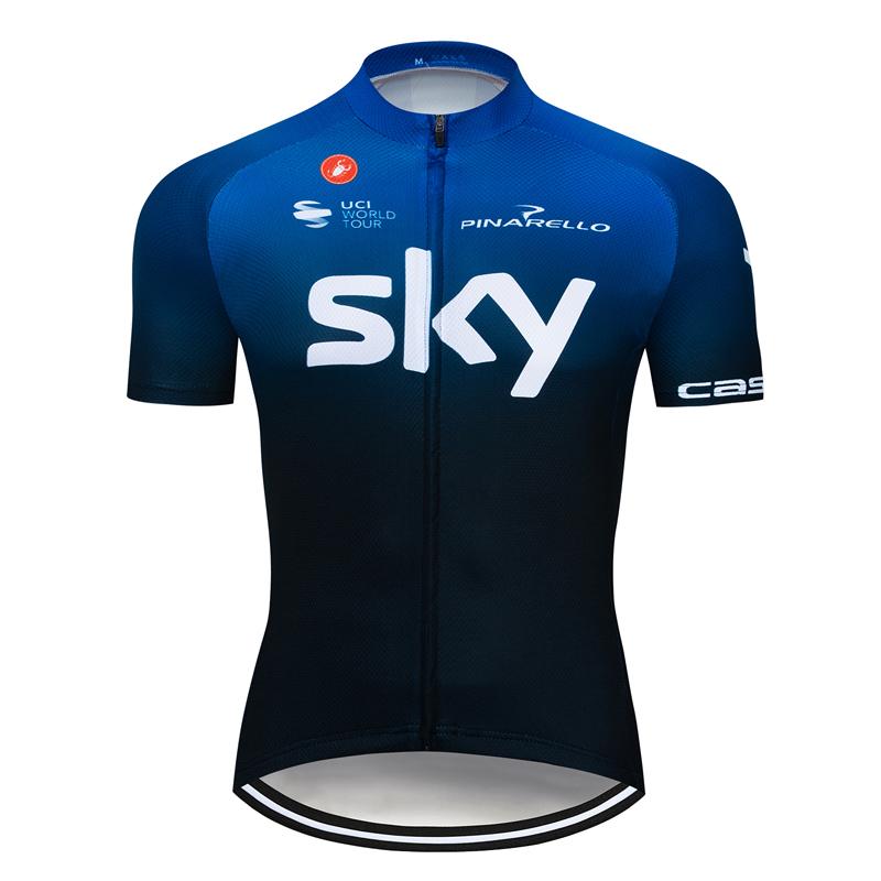 Men's Short Sleeve Cycling Jersey (Bib) Shorts SKY-010