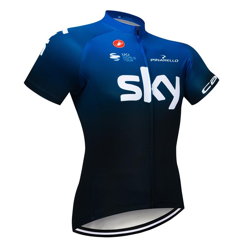 Men's Short Sleeve Cycling Jersey (Bib) Shorts SKY-010