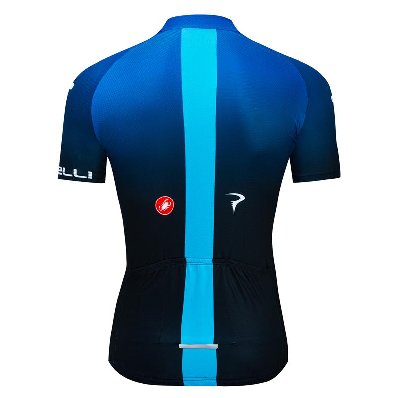 Men's Short Sleeve Cycling Jersey (Bib) Shorts SKY-010