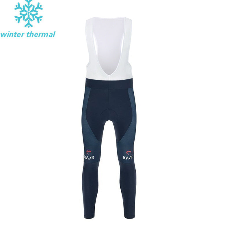 Mens Fleece TEAM DE ROSA SANTINI LONG SLEEVE JERSEY Bib Pants