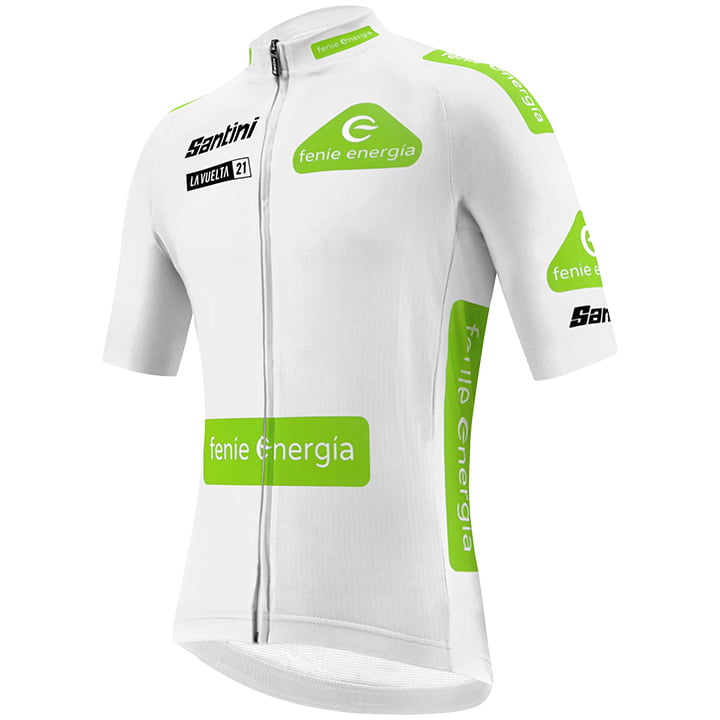 LA VUELTA SHORT SLEEVE JERSEY BEST YOUNG RIDER WHITE