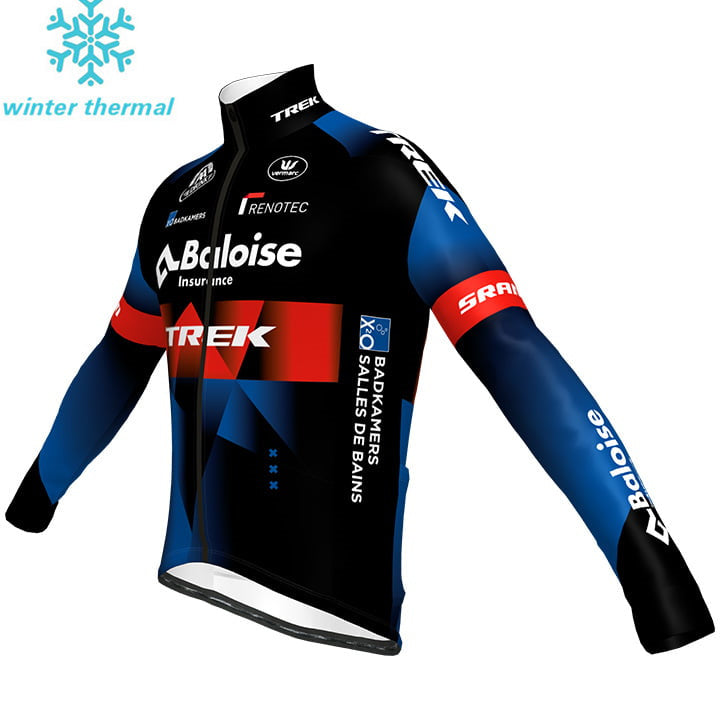 Mens Fleece BALOISE TREK LIONS Long Sleeve Jersey Bib Pants
