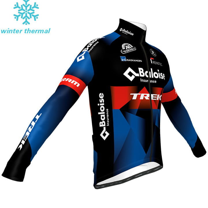 Mens Fleece BALOISE TREK LIONS Long Sleeve Jersey Bib Pants