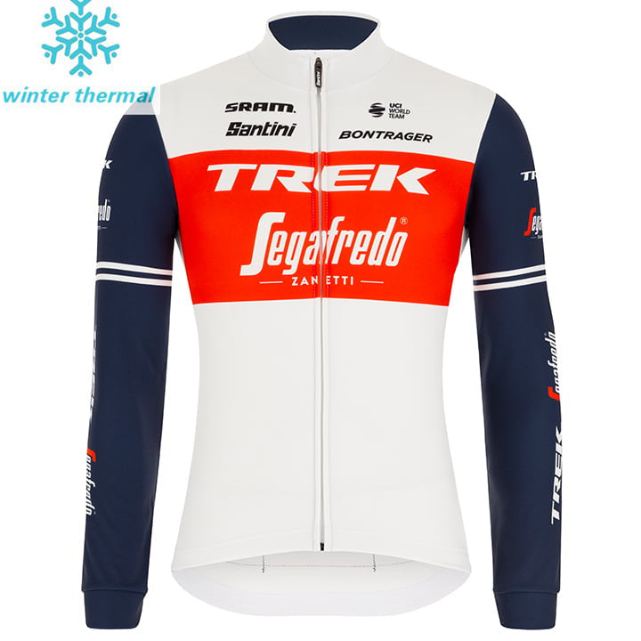 TREK SEGAFREDO Long Fleece Sleeve Jersey Bib Pants