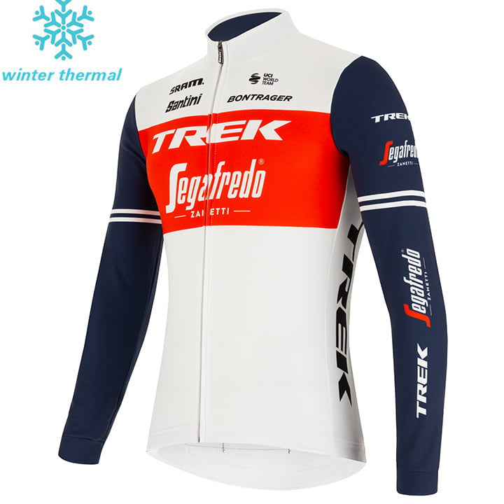 TREK SEGAFREDO Long Fleece Sleeve Jersey Bib Pants
