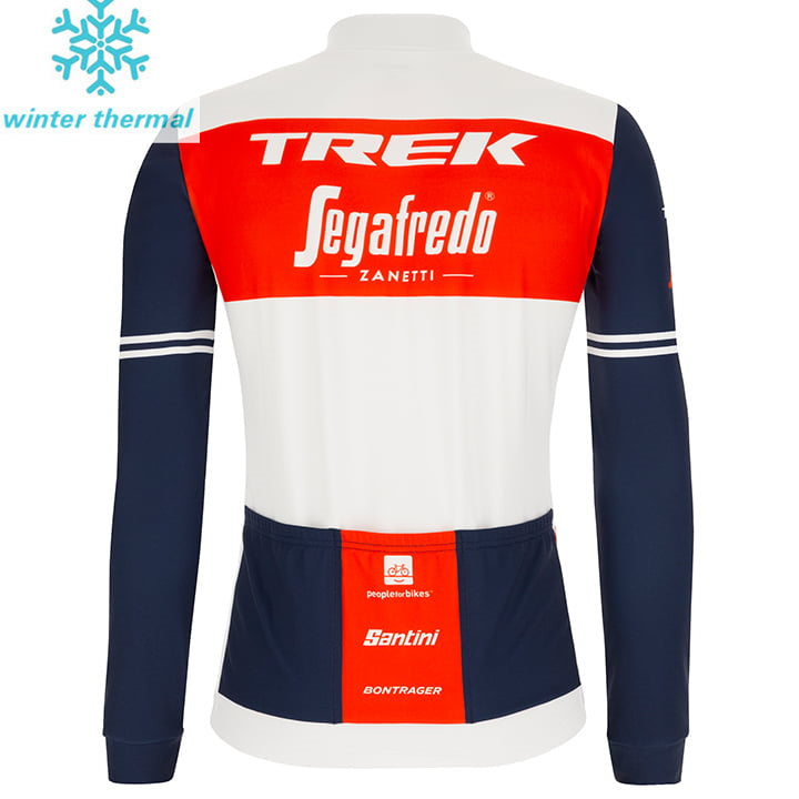 TREK SEGAFREDO Long Fleece Sleeve Jersey Bib Pants
