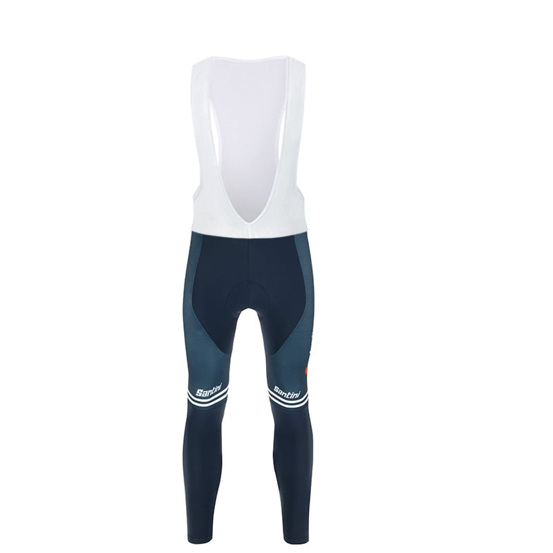 TREK SEGAFREDO LONG SLEEVE JERSEY Bib Pants WHITE - BLUE - RED