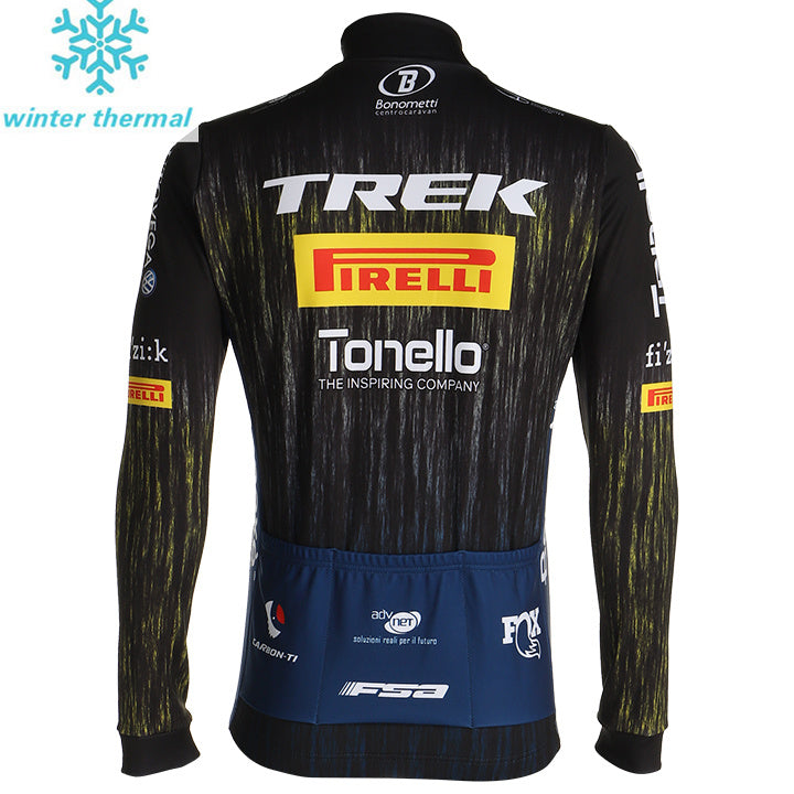 Fleece TREK PIRELLI LONG SLEEVE JERSEY BIB PANTS BLACK