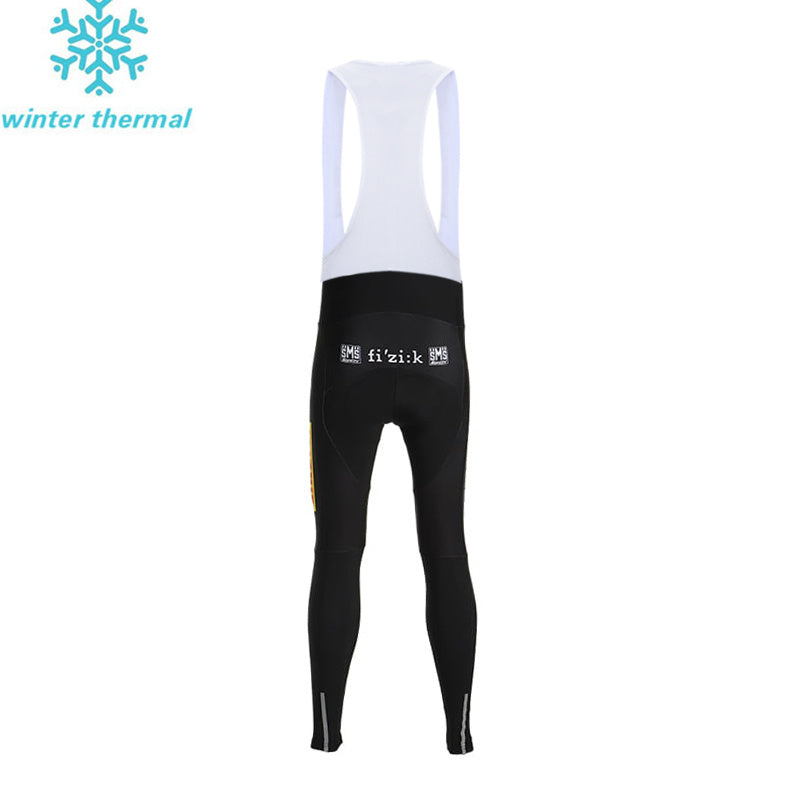 Fleece TREK PIRELLI LONG SLEEVE JERSEY BIB PANTS BLACK