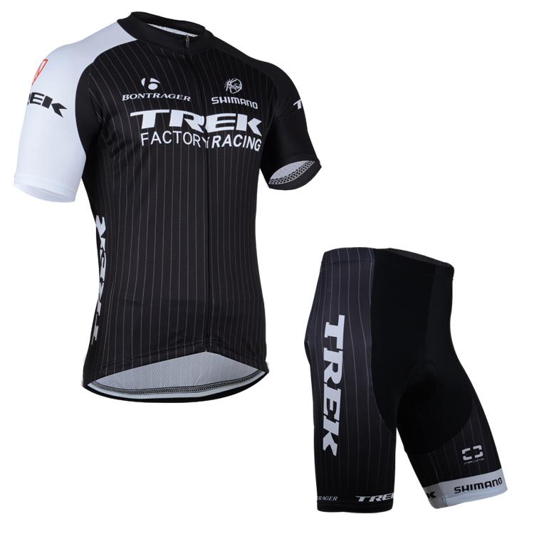 Men's Short Sleeve Cycling Jersey (Bib) Shorts Trek-001