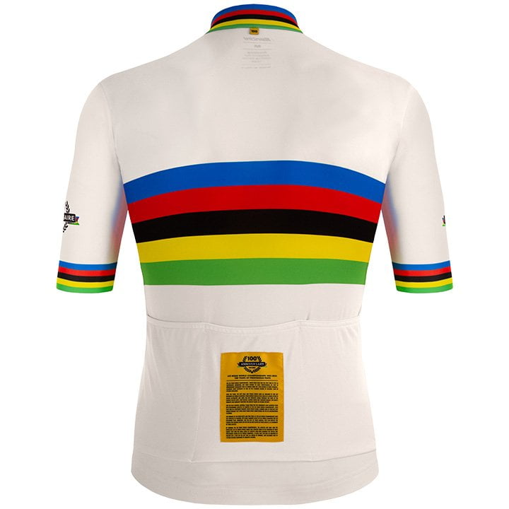 UCI SHORT SLEEVE JERSEY ROAD 100 GOLD 2021 001