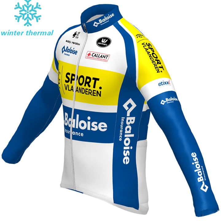 Cycling SPORT VLAANDEREN-BALOISE Long Sleeve Jersey Bib Pants