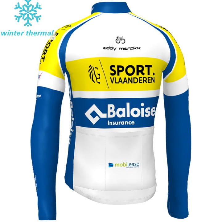Cycling SPORT VLAANDEREN-BALOISE Long Sleeve Jersey Bib Pants