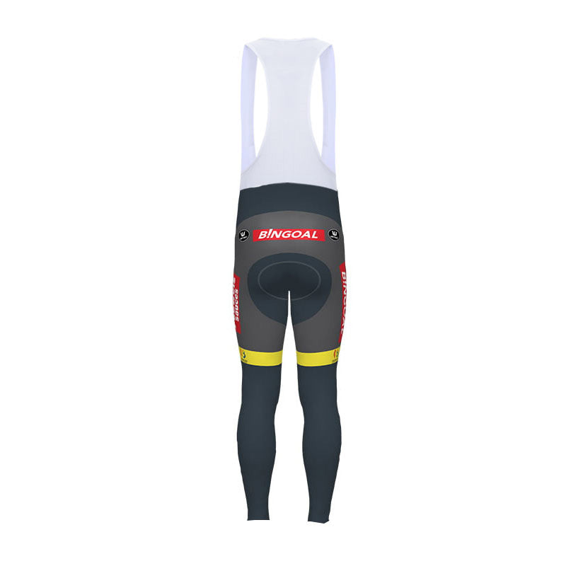 BINGOAL-WALLONIE-BRUXELLES LONG SLEEVE JERSEY Bib Pants NEON YELLOW