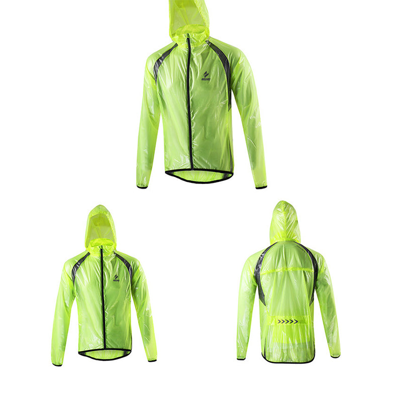 Unisex Sports Raincoat Cycling Bike Bicycle Waterproof Windproof Rain Coat Jackets