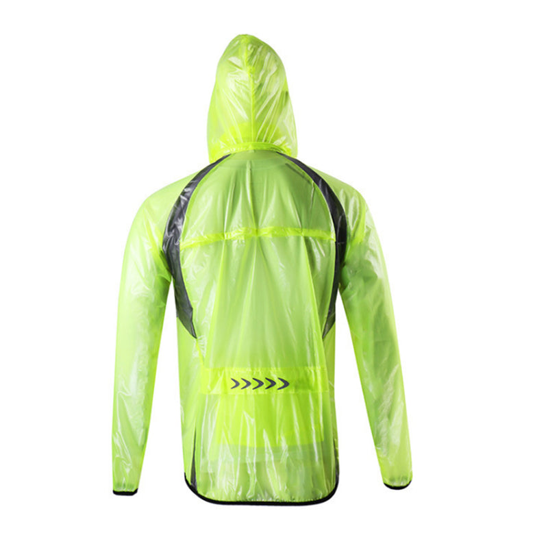 Unisex Sports Raincoat Cycling Bike Bicycle Waterproof Windproof Rain Coat Jackets