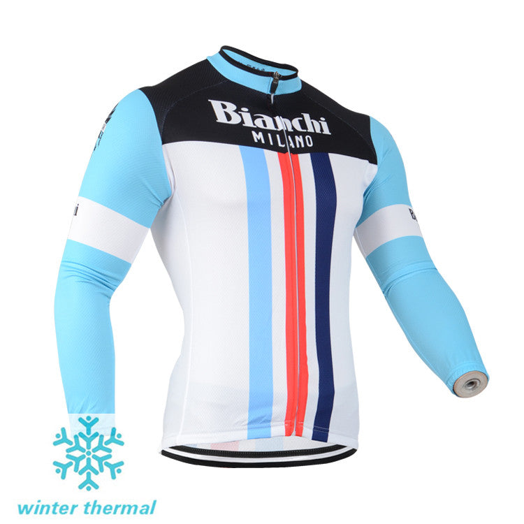 Winter Fleece Long Sleeve Cycling Jersey (Bib) Pants 093