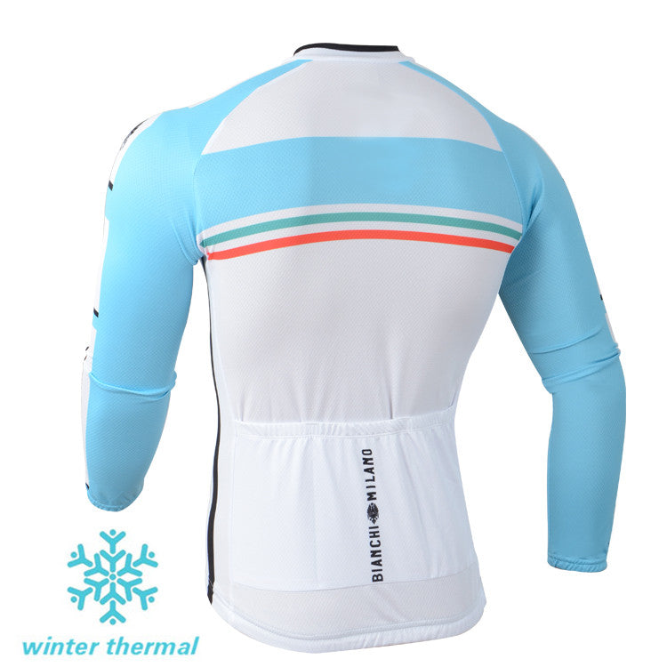 Winter Fleece Long Sleeve Cycling Jersey (Bib) Pants 094