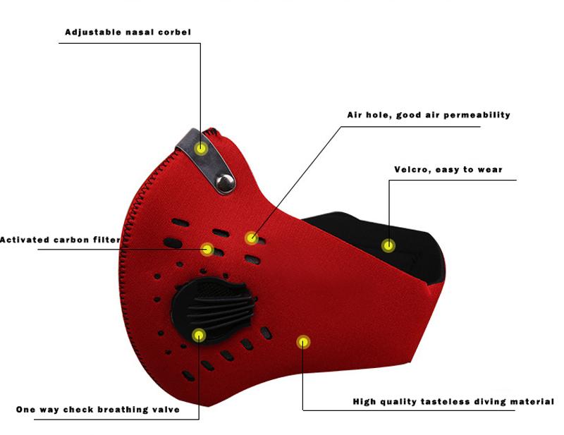 Cycling Riding Ski Face Shields Mask
