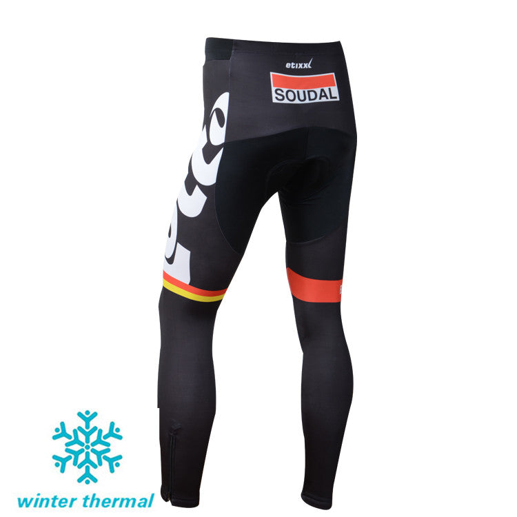 Winter Fleece Long Sleeve Cycling Jersey (Bib) Pants 066