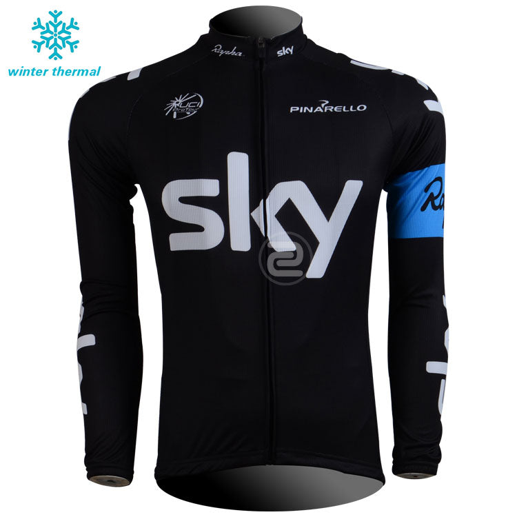 Winter FLeece Long Sleeve Cycling Jersey (Bib) Pants 001