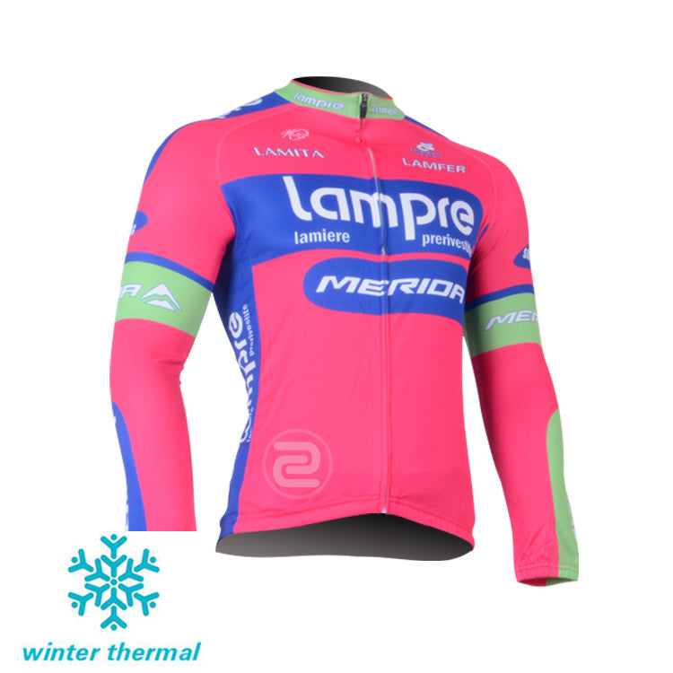 Winter Fleece Long Sleeve Cycling Jersey (Bib) Pants 029