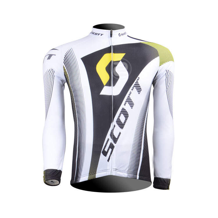 Mens Women Long Sleeve Cycling Jersey (Bib) Pants SCOTT 012