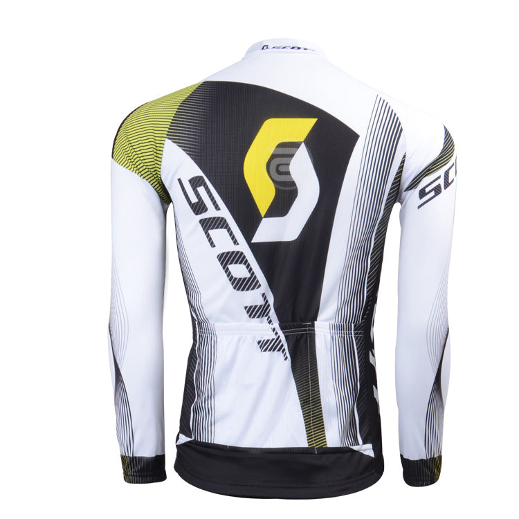 Mens Women Long Sleeve Cycling Jersey (Bib) Pants SCOTT 012