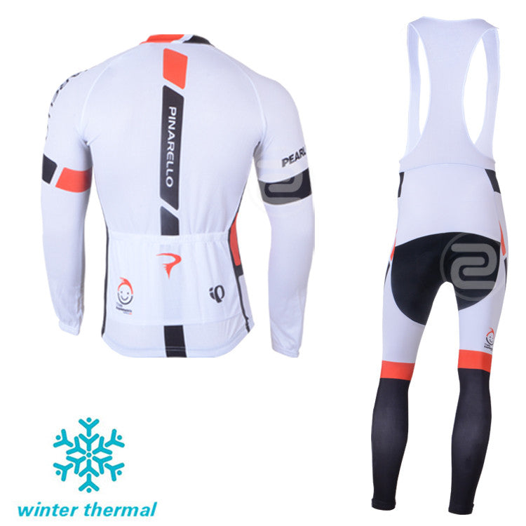 Winter Fleece Long Sleeve Cycling Jersey (Bib) Pants 030